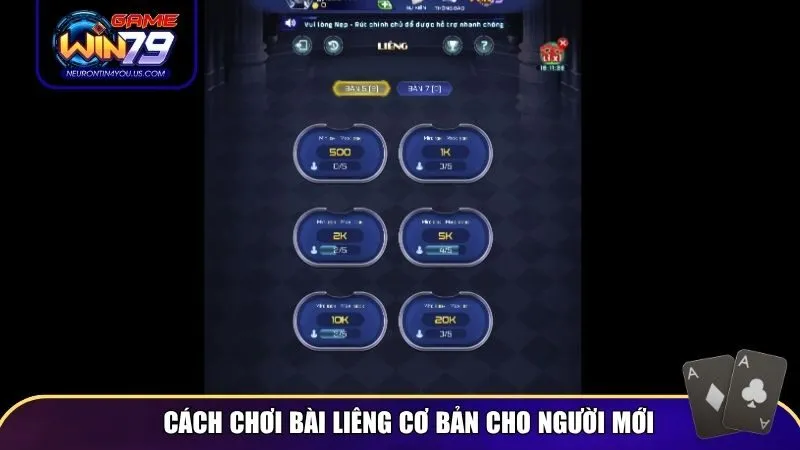 lieng 2 Cách chơi bài liêng cơ bản dành cho người mới