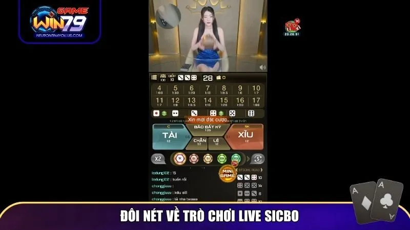 live sicbo 1 Đôi nét về trò chơi Live Sicbo