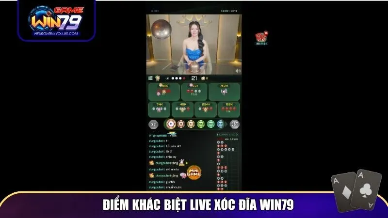 live xoc dia 1 Điểm khác biệt Live Xóc Đĩa Win79
